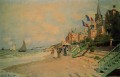 The Beach at Trouville II Claude Monet